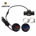 ZSDTRP Motorcycle Temperature KOSO Round Water Temp For Yamaha with 22mm Sensor Adapter|Instruments| - Officematics.com