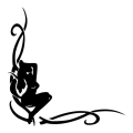 Ck2992a# Girl (in The Corner Of The Glass) Funny Car Sticker Vinyl Decal Waterproof Car Auto Stickers On Car Truck - Car Sticker