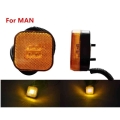 1x 2.4inch 24v Led Side Marker Light Truck Tgs/tgm Lamps Dc - Officematics.com