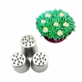 Hot Grass Cream Icing Nozzles Stainless Steel Pastry Fury Decoration Cupcake Head Cake Decorating Tools Pastry Tools