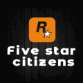 Five Star Citizens Reflective Car Sticker R Star Motorcycle Electric Car Decals - Decals & Stickers - Officematics.com
