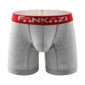 Men Sexy Long Leg Boxer Cotton Shorts Men Underwear Mid Waist Underpants Long Boxer Shorts Gay Calzoncillos Hombre Boxer Marca|B