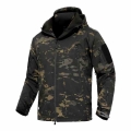 Mege Shark Skin Soft Shell Military Tactical Jacket Men Waterproof Army Fleece Clothing Multicam Camouflage Windbreakers 4XL|cam