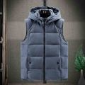 Ymwmhu New Winter Vest Reversible Hooded Sleeveless Jackets Men's Vest Plus Size 5XL Windproof Warm Men Waistcoat Outwear|Ve