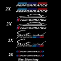2pcs M Power Performance Car Windows Sticker Kkvinyl For Bmw E36 E39 E46 E60 E61 E64 E70 E71 E85 E87 E90 E83 F10 F20 F21 F30 E80