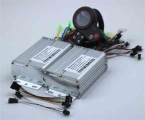 Dual Drive 36/48/60v 450/500w Bldc Electric Scooter Controller E-bike 2 Pcs Brushless Speed Driver And 1pcs Lcd Display One Set