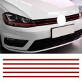 Leepee Car Strip Sticker Reflective Stickers Front Hood Grille Decals Auto Decoration For Vw Golf 6 7 Tiguan Car Styling - Car S