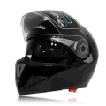 Motorcycle Flip Up Helmet Double Lens Dot Ece Moto Motorbike Helmet With Inner Sun Visor Helmets Safety Moto Casco - Helmets - O