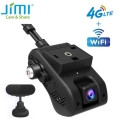 Jimi New Jc400d 4g Car Dvr Camera 1080p With Dms Driver Behaviour Monitoring Live Streaming Gps Tracking Ai Dash Cam Via App Pc