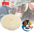 SALE Top Quality 7"Inch 180mm Soft Wool Clean Polishing Buffing Bonnet Pad for Car Auto Polisher Wholesale Quick delivery C