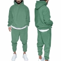Men's Tracksuit Jogger Sportswear Casual Sweatershirts Sweatpants Streetwear Pullover Solid Color Fleece Sports Suit Men Set