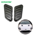 Extractme Universal Carbon Fiber Car Decorative Cell Air Flow Intake Hood Scoop Bonnet Vent Cover Stickers Decoration Styling|Ca