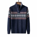 Size XXXL 4XL 5XL 6XL Sweater Male Autumn Zipper Half Turtleneck Pullover Knitted Sweater Men Clothing Christmas Jumpers 2021|P
