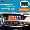 Wireless Carplay For Mercedes Benz S-class W222 2014-2018 E-class 2014, With Android Auto Mirror Link Airplay Car Play Functions