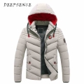 2021 New Men's Winter Warm Hooded Thick Cotton Jacket Men's Casual High Quality Parka Warm Autumn Fashion Slim Parka|Par