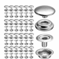 100pcs Stainless Steel Snap Fastener Press Stud Cap Button Marine Boat Canvas Set Marine Hardware Accessories|Marine Hardware|
