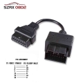 Car Diagnostic Cable for KIA 20Pin OBD2 connector OBDll adapter for GM 12 Pin GM12 to 16Pin Cable for BMW for GAZ for Benz 38pin