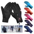Windproof Winter Warm Gloves Men Ski Gloves Snowboard Gloves Motorcycle Riding All Season Touch Screen Snow Motor Bike Glove|Glo