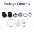 Ebike Hub Motor Axle M12 Lock Nut Lock Washer Spacer Nut Cover Replaceable Electric Bike Hub Motor Nuts Cycling Parts|Electric B