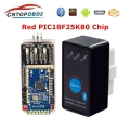 Newest ELM327 V1.5 PIC18F25K80 Chip ELM 327 Bluetooth With Power Switch on/off elm327 WIFI OBDII Code Reader For Android/IOS/PC|