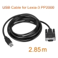 2.85m OBD 2 USB Connector Cable Promotion For PEUGEOT CITROEN LEXIA 3 PP2000 OBD2 Connector Cable Diagnostics Tool Free Shipping