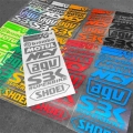 Motorcycle Side Strip Bike Helmet 1 Set Reflective Sticker - Officematics.com