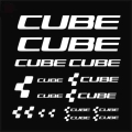 for CUBE Bicycle Frame Stickers Cycling DIY Decoration Racing Cycling Reflective Decals Kits Art Decor Car Stickers Vinyls,|Car