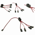 4-way Led Light Split On/off Controller Switch Y Cable Wire Splitter For 1/10 Trx-4 Scx10 Rc Oil/tram/climbing Crawler Accessory