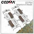 4 Pair, Bicycle Disc Brake Pads For Shimano M8120 M7120 Mt520 Mt420 Saint M810 M820 Zee M640 And Bengal; Alu-alloy Ex Plus - Bic