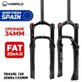 Himalo Bicycle Fork Mtb Moutain 20inch Bike Fat Bicycle Fork Air Gas Locking Suspension Forks Aluminium Alloy For 4.0"tire