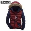 Winter Jacket Men Warm Parkas Thick Warm Cotton Padded Male Pilot Overcoat Slim Zipper Hooded Bomber Jackets Mens Brand Clothing