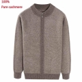 new arrival men fashion Winter Thickening 100% Pure Cashmere Sweater Male Cardigan Men Coat Casual high quality plus size XS 5XL