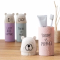 Stouge 1PC Cartoon Toothpaste Organizer Protable Travel Toothbrush Case Storage Box Container Home Bathroom Accessories