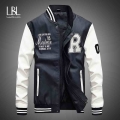 New Men Leather Jacket 2020 Brand Embroidery Baseball PU Jackets Male Casual Luxury Winter Warm Fleece Pilot Bomber Jacket Coat|