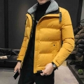 New Winter Men'S Fashion Korean Wool Collar Young Warm Short Bread Coat Cotton Padded Jacket Boy Student|Parkas| - Officem