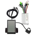 Aluminum Alloy Electric Bike Accessories Brushless Dc Motor Controller 24v-48v For Controller Lcd Instrument Display Replacement