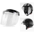 Visor Lens Shield Windproof 3-snap For Motorcycle Helmets Flip Up Down Open Face Anti Glaring Helmet Accessories Glasses - Helme