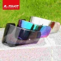 LS2 FF390 Breaker Chrome plated helmet tinted lens silver smoke rainbow visor only for LS2 FF390 with Anti fog hole|Helmets| -