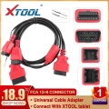 XTOOL FCA 12+8 Connector Cable Adapter For Auto Scanner High Quality Connector For Chrysler Work With X100Pad3 Car Accessories|