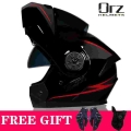 Motorcycle Helmets High Quality Flip Up Helmet Abs Full Face Motorcycle Helmets Racing Helmet Dot Approved|Helmets| - Officema