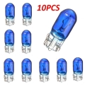 10pcs Car T10 Halogen w5w 194 168 Wedges 12V 5W Xexon Signal Lamp 6000K White Instrument Light Reading Light Clearance Lamp|Sign