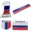 Russia Flag Car Sticker Decal For Motorcycle Bike 3D Aluminum Stickers On Body Auto Car Styling Accessories Badge Emblem Logo|Ca