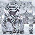Two Pieces Tracksuit Men Thick Warm Hoodies Sets Brand Clothing Autumn Winter Windbreaker Jacket Pants Male Sweatsuit Plus Size|