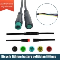 2 3 4 5 6 Pin Cable Julet Connector Waterproof Connector For Ebike Display Cable Female Male Cables Modified Accessory - Electri