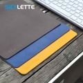 Alfombrilla de ratón antideslizante de cuero micro Super suave alfombrilla de ratón de estilo de control de escritorio para orde
