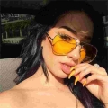 Anti Glare Vision Driver Safety Sunglasses Yellow Night Driving Glasses High Quality Retail/wholesales - Glasses - Officematics.