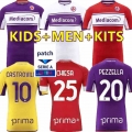 2021 2022 FIORENTINA home away Soccer Jerseys 21 22 RIBERY CALLEJON PRINCE CHIESA FLORENCE Cutrone Pulgar PEZZELLA Vlahovic Mile