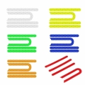 2 Set PVC Electric Scooter Reflective Stickers E scooter Safety Warning Decal for Xiaomi M365 Kick Scooter Reflective Sticker|Sc