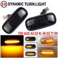 For Audi A2 A3 8L A4 B5 A6 4B C5 A8 4D TT 8N Led Dynamic Side Marker Turn Signal Light moving Sequential Blinker Light 2Pcs| |