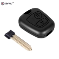 KEYYOU 2 Button Remote Key Flip Fob Car Key Case for Citroen C1 C2 C3 Saxo /Xsara /Picasso /Berlingo Uncut Blade Car Key Shell|c